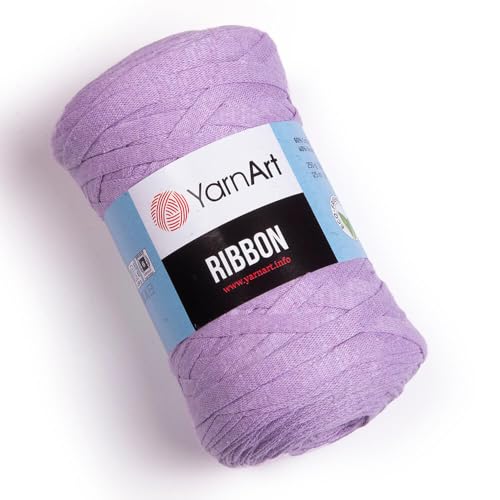 Art of Yarn T-Shirt-Garn, 60 % Baumwolle zum Häkeln, Stricken, weich, grob, 40 % Polyester, Anfänger-T-Shirt, 500 g, Untersetzer, PerfectBags, Körbe, Decken, Heimdekoration, Flieder 9765 Art of Yarn T-Shirt-Garn, 60 % Baumwolle zum Häkeln, Stricken, weich, grob, 40 % Polyester, Anfänger-T-Shirt, 500 g, Untersetzer, PerfectBags, Körbe, Decken, Heimdekoration, Flieder 9765 von Art of Yarn