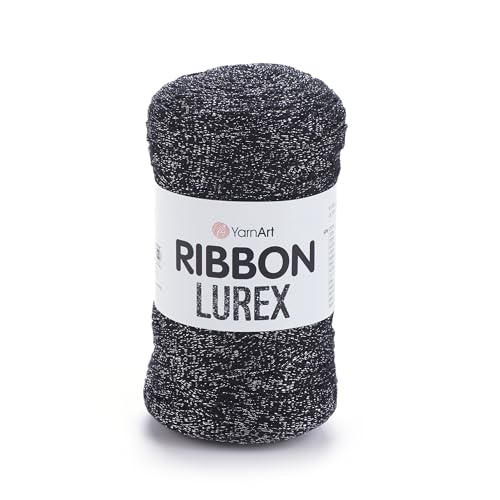 Art of Yarn T-Shirt-Garn Lurex % 60 Baumwolle zum Häkeln, Stricken, grob, glitzernd, metallischer Stoff, Anfänger-T-Shirt, 500 g, 220 m, Untersetzer, perfekte Taschen, Körbe, Decken, Heimdekoration, 2 Art of Yarn T-Shirt-Garn Lurex % 60 Baumwolle zum Häkeln, Stricken, grob, glitzernd, metallischer Stoff, Anfänger-T-Shirt, 500 g, 220 m, Untersetzer, perfekte Taschen, Körbe, Decken, Heimdekoration, 2 von Art of Yarn