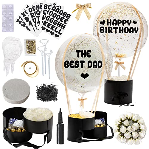 Überraschungsballon Geschenkbox für Männer & Frauen Happy Birthday Muttertag Valentinstag Jubiläum Perfekte Party Geschenk Boxen mit Grußbuchstaben und Mock Flowers Überraschungsballon Geschenkbox für Männer & Frauen Happy Birthday Muttertag Valentinstag Jubiläum Perfekte Party Geschenk Boxen mit Grußbuchstaben und Mock Flowers von Art with smile