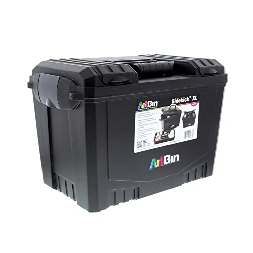ArtBin 6917AB Sidekick XL-Tragetasche, tragbarer Kunst- und Handwerks-Organizer mit Griff, [1] Kunststoff-Aufbewahrungskoffer, schwarz von ArtBin