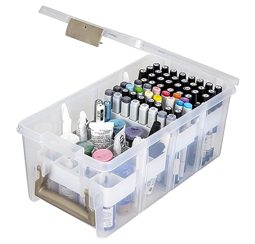 ArtBin Semi Satchel mit Zubehörablagen, Aufbewahrungsbehälter, transparent ArtBin Semi Satchel mit Zubehörablagen, Aufbewahrungsbehälter, transparent von ArtBin