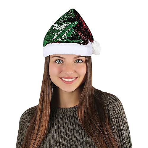 ArtCreativity Flip-Pailletten-Weihnachtsmannmütze, 1 Stück, Weihnachtsmann-Kostümmütze mit glänzenden Pailletten und Pompon, Weihnachtsfotoautomaten-Requisite, Weihnachtsfeierhut für Kinder und ArtCreativity Flip-Pailletten-Weihnachtsmannmütze, 1 Stück, Weihnachtsmann-Kostümmütze mit glänzenden Pailletten und Pompon, Weihnachtsfotoautomaten-Requisite, Weihnachtsfeierhut für Kinder und von ArtCreativity