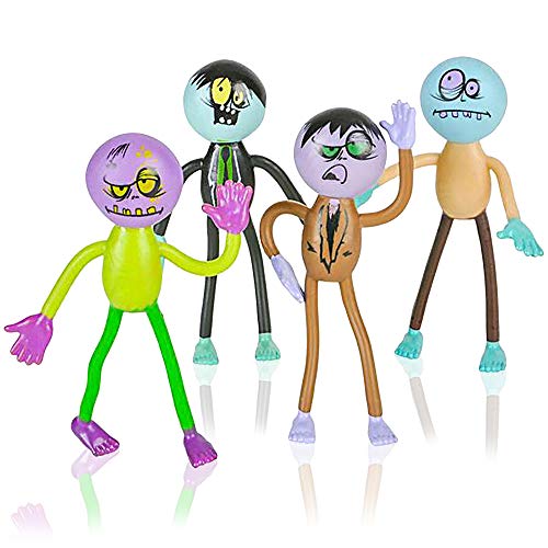 ArtCreativity Verschiedene biegbare Zombies für Kinder, Halloween-Figuren mit biegbaren Gliedmaßen, Halloween-Partygeschenke, Leckereien, Dekor, Geschenktütenfüller, Süßigkeiten- oder Leckerei-Zubehör ArtCreativity Verschiedene biegbare Zombies für Kinder, Halloween-Figuren mit biegbaren Gliedmaßen, Halloween-Partygeschenke, Leckereien, Dekor, Geschenktütenfüller, Süßigkeiten- oder Leckerei-Zubehör von ArtCreativity