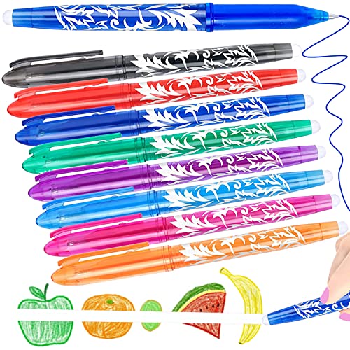 8 Radierbarer Kugelschreiber Radierbare Stifte set, 0.5mm Radierbarer Tintenroller Gelstifte Radierbar, Friction Stifte zum Wegradieren Inky Stift Radierbar, Kuli zum Radieren Radierstift Erasable Pen 8 Radierbarer Kugelschreiber Radierbare Stifte set, 0.5mm Radierbarer Tintenroller Gelstifte Radierbar, Friction Stifte zum Wegradieren Inky Stift Radierbar, Kuli zum Radieren Radierstift Erasable Pen von Artbiu