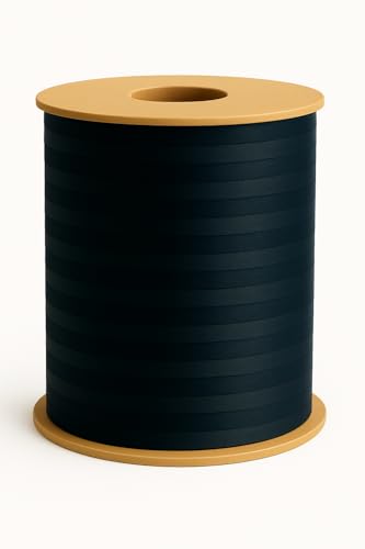 Streifenband aus Polyester mit Baumwoll-Effekt – 10 mm – Für Nähen & textile Dekorationen – Verschiedene Farben, 2 Längen, Made in Italy (Navy Graphite, 10 m) von Artefizio