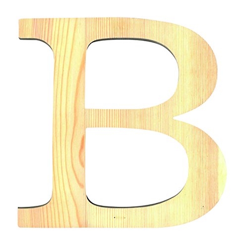 Artemio 11,5 cm Holz Buchstabe B in Großbuchstaben, beige von Artemio