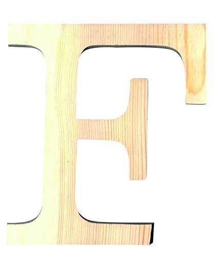 Artemio 11,5 cm Holz Buchstabe F in Großbuchstaben, beige von Artemio