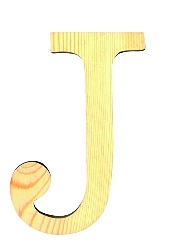 Artemio 11,5 cm Holz Buchstabe J in Großbuchstaben, beige von Artemio