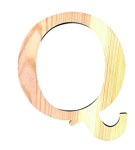 Artemio 11,5 cm Holz Buchstabe Q in Großbuchstaben, beige von Artemio