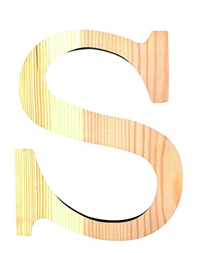 Artemio 11,5 cm Holz Buchstabe S in Großbuchstaben, beige Artemio 11,5 cm Holz Buchstabe S in Großbuchstaben, beige von Artemio