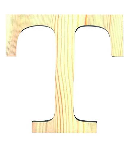 Artemio 11,5 cm Holz Buchstabe T in Großbuchstaben, beige von Artemio