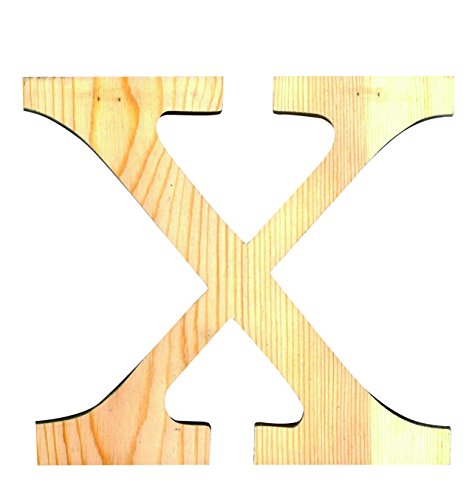 Artemio 11,5 cm Holz Buchstabe X in Großbuchstaben, beige von Artemio