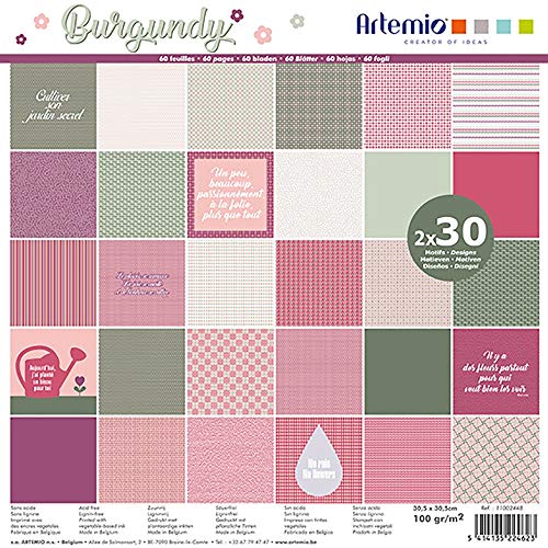 Artemio 11002448 Notizblock, 30 x 2 Blatt, mittelgroß, mehrfarbig, 30 x 30 cm, 30x30cm Artemio 11002448 Notizblock, 30 x 2 Blatt, mittelgroß, mehrfarbig, 30 x 30 cm, 30x30cm von Artemio