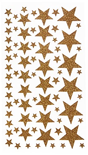 Artemio 11004501 Sticker Sterne, Papier, Gold, 14 x 0,2 x 28 cm von Artemio