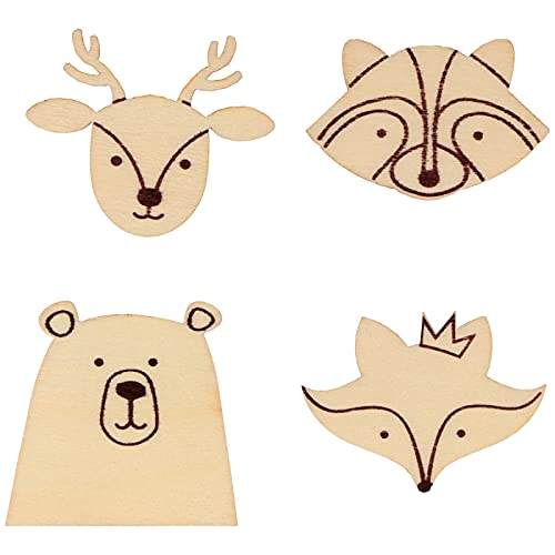 Artemio 12 Mini Têtes Bois Beary Christmas Artemio 12 Mini Têtes Bois Beary Christmas von Artemio