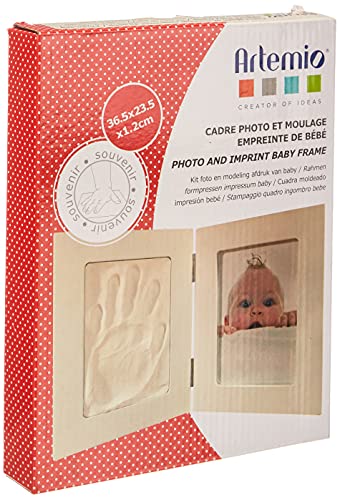 Artemio 13040006 Guss-Set für Babys und Bilderrahmen, Holz, Weiß, 19,5 x 3,5 x 24 cm Artemio 13040006 Guss-Set für Babys und Bilderrahmen, Holz, Weiß, 19,5 x 3,5 x 24 cm von ARTEMIO