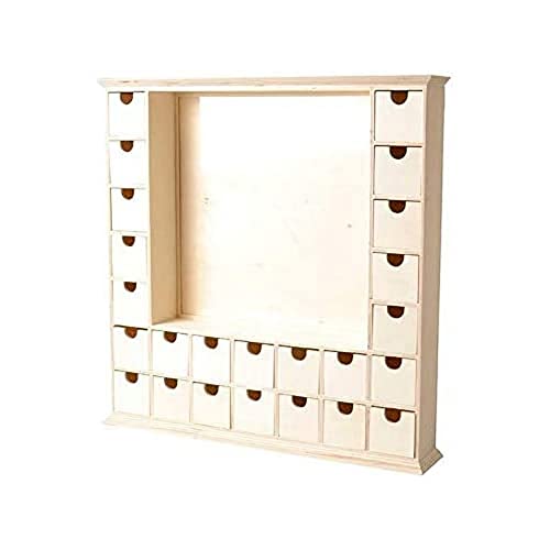 Artemio 14002558 Adventskalender aus Holz, quadratisch, mit Schachteln, 44 x 44 x 7 cm Artemio 14002558 Adventskalender aus Holz, quadratisch, mit Schachteln, 44 x 44 x 7 cm von Artemio