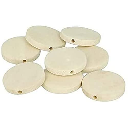 Artemio 18 Flache Holzperlen, 25 mm, Holz, beige, perles de Artemio 18 Flache Holzperlen, 25 mm, Holz, beige, perles de von Artemio