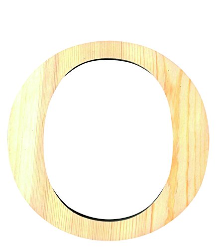 Artemio 19 cm Holz Buchstabe O in Großbuchstaben, beige von Artemio