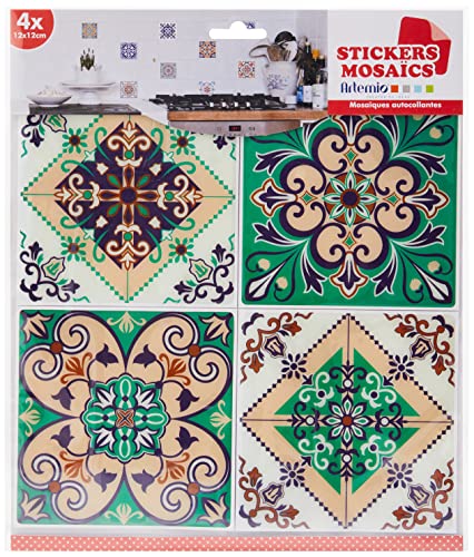 Artemio 22002022 Mosaik-Sticker, Kunstharz, Epoxidharz, Grün, 26,5 x 0,2 x 31 cm von Artemio