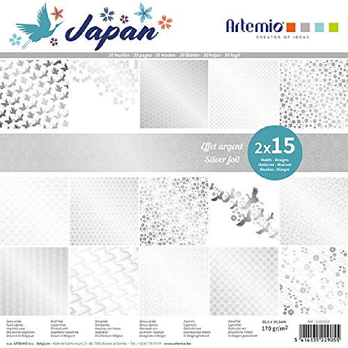 Artemio 30 Blatt Papier Scrapbooking 30 x 30 cm "Japan Foil Gold" Artemio 30 Blatt Papier Scrapbooking 30 x 30 cm "Japan Foil Gold" von Artemio
