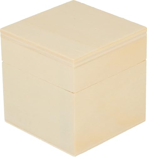 Artemio 5 x 5 x 5 cm, aus Holz, quadratisch, Beige Artemio 5 x 5 x 5 cm, aus Holz, quadratisch, Beige von Artemio