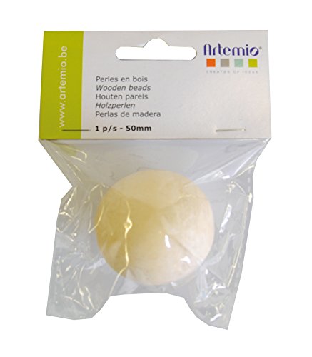 Artemio 50 mm Holzperle beige Artemio 50 mm Holzperle beige von Artemio