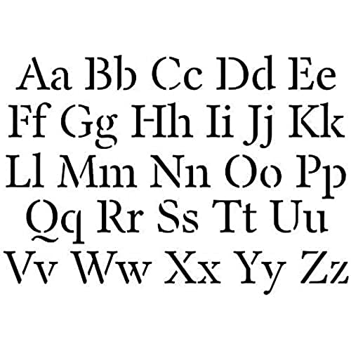 Artemio Alphabet Times Schablone Home Deko, Kunststoff, schwarz, 15,5 x 0,2 x 19,5 cm Artemio Alphabet Times Schablone Home Deko, Kunststoff, schwarz, 15,5 x 0,2 x 19,5 cm von Artemio