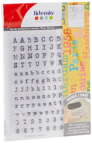 Artemio Clear Stamps Alphabet III, Transparent, von Artemio