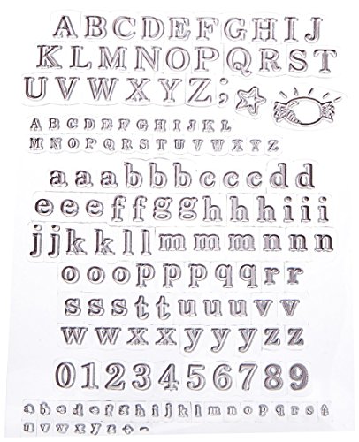 Artemio Clear Stempel Alphabet IV, Transparent von Artemio