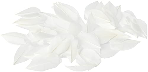 Artémio Federn-Weiß-Säckchen 3 g-geglättet Lg ca. 6 cm von Artemio