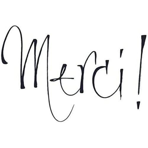 Artemio Holz Stempel E Text 'Merci.,' Artemio Holz Stempel E Text 'Merci.,' von Artemio
