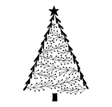 Stempel Holz Artemio Isatis – Weihnachtsbaum – 6 x 8,7 cm von Artemio