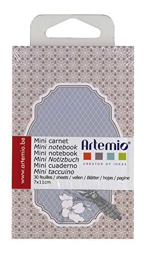 Artemio Mini-Notizbuch, Kollektion Serenity, Multi von Artemio
