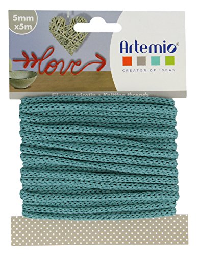 Artemio Artémio Strickgarn 5 mm x 5 m türkis blau von Artemio