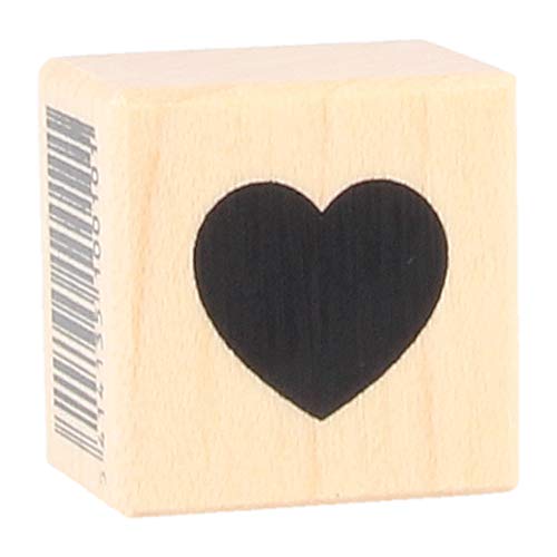 Artemio Typ A Heart Full Holz Stempel von Artemio