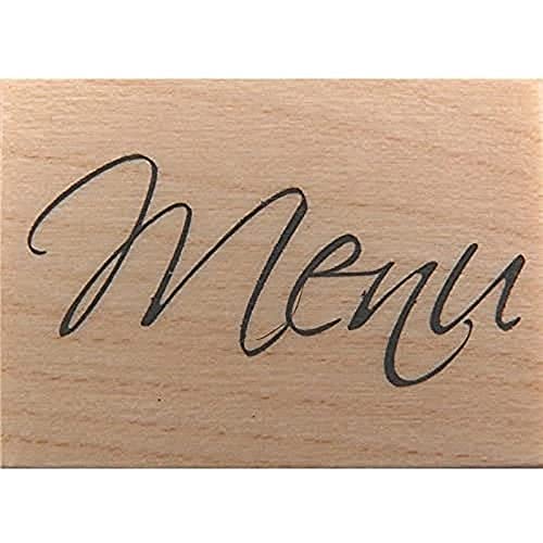 Artemio Holzstempel B Text Menu, Holz, Bois, Klein von Artemio