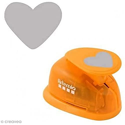 Artemio VIHCP927 Motivlocher Herz, Kunststoff, 9,6 x 6,5 x 16 cm, orange Artemio VIHCP927 Motivlocher Herz, Kunststoff, 9,6 x 6,5 x 16 cm, orange von Artemio