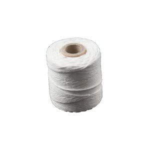 Baumwollseil, 1 mm, 65 m, 50 g, Weiß von Artemio