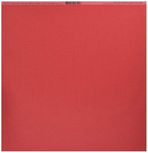 Bazzill Basics Paper Bazzill Basics, Für Scrapbooking, 25 Blatt, Bazzill Red_p Leinwand-Textur Bazzill Red Bazzill Basics Paper Bazzill Basics, Für Scrapbooking, 25 Blatt, Bazzill Red_p Leinwand-Textur Bazzill Red von Artemio