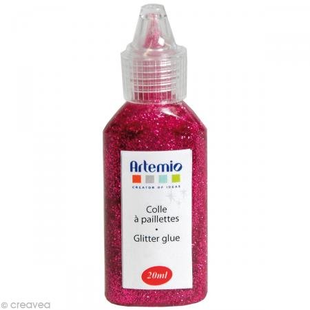 Artemio Glitter Glue 25 ml Pink von Artemio