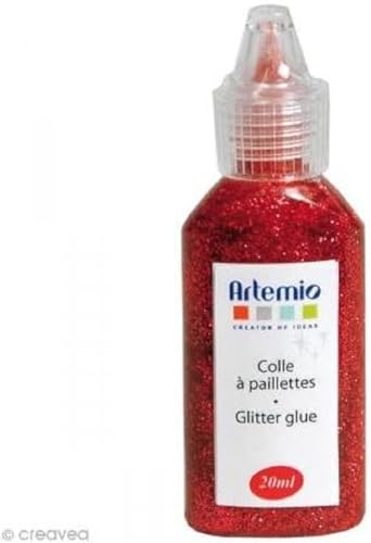 Artemio Glitter Glue 25 ml Red von Artemio