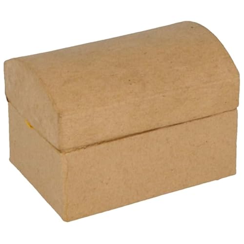 Pappmaché Truhe 8 x 5,5 x 5,5 cm von Artemio