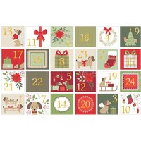 Sticker Adventszahlen "Woofy Christmas" von Artemio