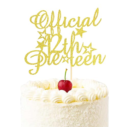 Arthsdite Offizielle Kuchendekoration zum 12. Geburtstag, Aufschrift "Happy 12th Birthday", 12 Stück, goldfarbener Glitzer Arthsdite Offizielle Kuchendekoration zum 12. Geburtstag, Aufschrift "Happy 12th Birthday", 12 Stück, goldfarbener Glitzer von Arthsdite