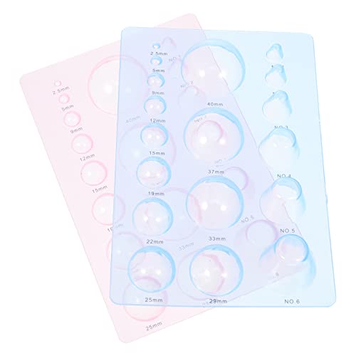 2 Stücke Klar Rund Kreis Silikonform Halbkreis Silikonform Kreis Schokolade Formen Silikonform Gem von Artibetter