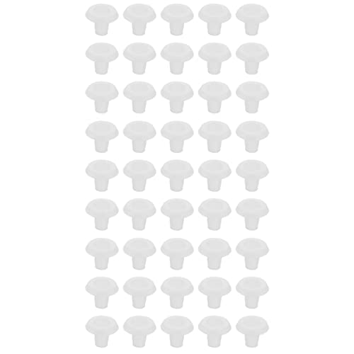 90 Stk Vorhang Zubehör Jalousien-bodenschienenstopfen Durchsichtige Blindstopfen Unterschienenknöpfe Für Jalousien Schnurhaken Für Jalousien Rollos Unten Halterung Pom Einfach von Artibetter