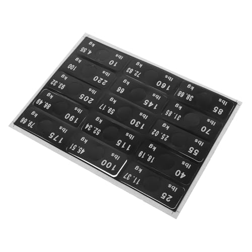 ARTIBETTER 1 Blatt Fitnessgeräteetiketten Gewichtsaufkleber Gewichtheben Wiegen Klebeetikett Einstellbare Gewichte Etiketten für Fitnessgeräte Aufkleber-Gewichtsetiketten Fitness-Aufkleber ARTIBETTER 1 Blatt Fitnessgeräteetiketten Gewichtsaufkleber Gewichtheben Wiegen Klebeetikett Einstellbare Gewichte Etiketten für Fitnessgeräte Aufkleber-Gewichtsetiketten Fitness-Aufkleber von Artibetter