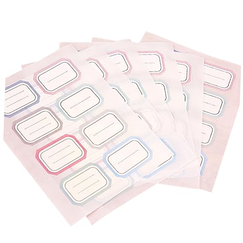 ARTIBETTER 1 Packung Selbstklebende Namensschilder Preisaufkleber Markierungen Umschlag-tags Namensetiketten Etiketten Für Dateiordner von Artibetter