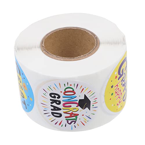 ARTIBETTER 1 Rolle Abschluss Aufkleber Du Party Absolvent Etikett Verpackung Aufkleber Für Die Kuchentüte Geschenkanhänger Aufkleber Runden Deckel Beschichtetes Papier ARTIBETTER 1 Rolle Abschluss Aufkleber Du Party Absolvent Etikett Verpackung Aufkleber Für Die Kuchentüte Geschenkanhänger Aufkleber Runden Deckel Beschichtetes Papier von Artibetter